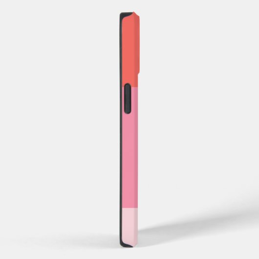 Farbblock Pink Orange Gelb Minimalistisch Case-Mate iPhone Hülle (Rückseite / Rechts)