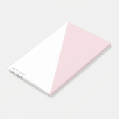Farbblock - rosa personalisierte Posten-it® Post-it Klebezettel (angewinkelt)