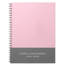 Farbblock rosa und grau elegant