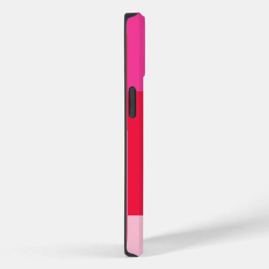 Farbblock Rosa und Rot Case-Mate iPhone Hülle (Rückseite / Rechts)