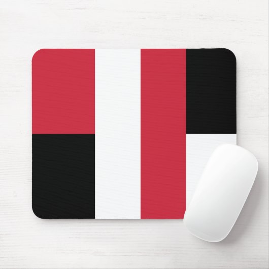 Farbblock - RWB Mousepad (Mit Mouse)