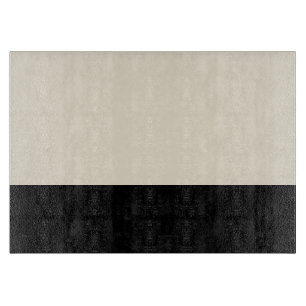 Farbblock-Schneidplatte (Schwarz/Ei) Schneidebrett