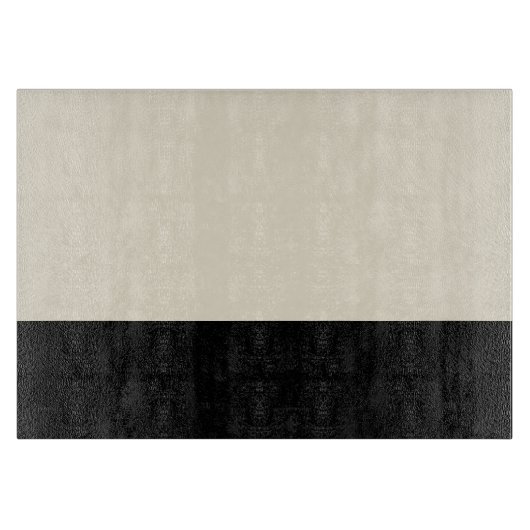 Farbblock-Schneidplatte (Schwarz/Ei) Schneidebrett (Vorderseite)