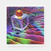 Farbblock Serviette (Vorderseite)