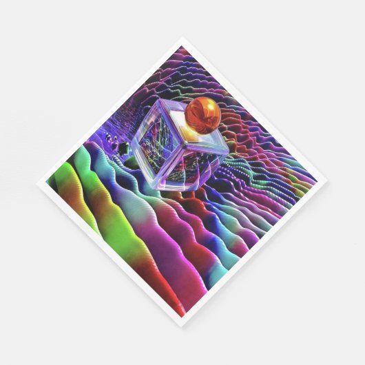 Farbblock Serviette (Ecke)