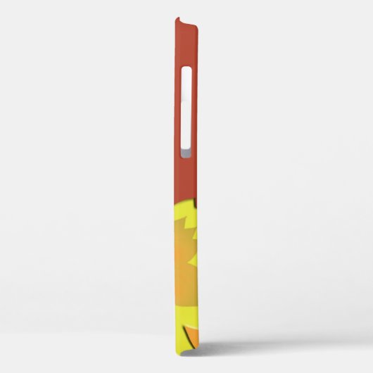 Farbblock Sonnenblume Case-Mate iPhone Hülle (Rückseite / Links)