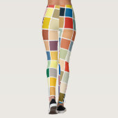 Farbblock-Spaß Leggings (Rückseite)