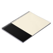 Farbblock-SpiralNotebook Notizblock (Linke Seite)