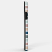 Farbblock Streifen 4 Foto und Name Case-Mate iPhone Hülle (Hinten/Rechts)