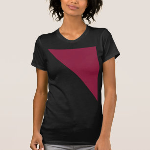 Farbblock-T-Shirt für Erwachsene (Schwarz und Beer T-Shirt