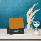 Farbblock-Tabletop Plaque Fotoplatte (InSitu)