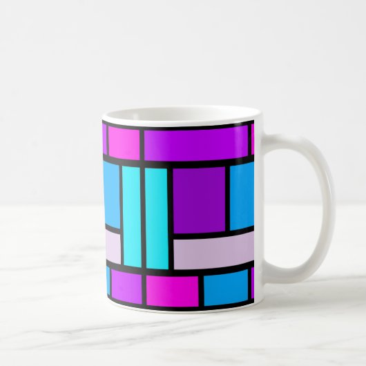 Farbblock-Tasse 01 Kaffeetasse (Rechts)