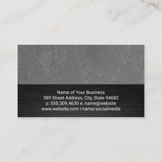 Farbblock Textur Visitenkarte (Rückseite)