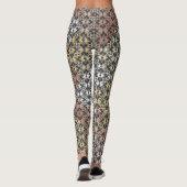 Farbblock und Blume Leggings (Rückseite)