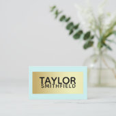 Farbblock Visitenkarte (Stehend Vorderseite)