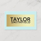 Farbblock Visitenkarte (Vorderseite)