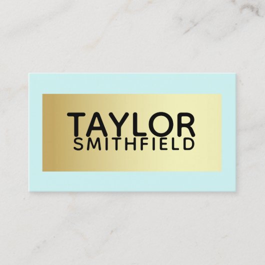 Farbblock Visitenkarte (Vorderseite)