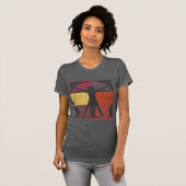 Farbblock Vitruvian Mann T-Shirt (Vorne ganz)