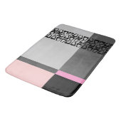 Farbblock zurückdrehen badematte (Schrägansicht)