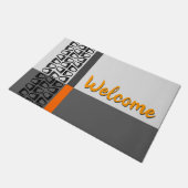 Farbblock zurückdrehen fußmatte (Schrägansicht)