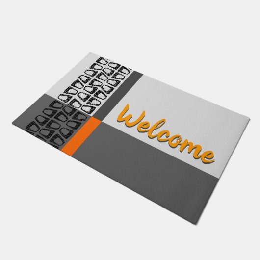 Farbblock zurückdrehen fußmatte (Schrägansicht)