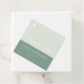 FarbblockbegleiterTags für Minze Geschenkanhänger (Beispiel)