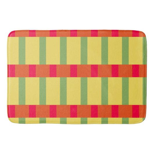 Farbblöcke 3 badematte (Vorderseite)