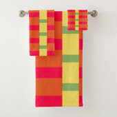Farbblöcke 3 badhandtuch set (Insitu)