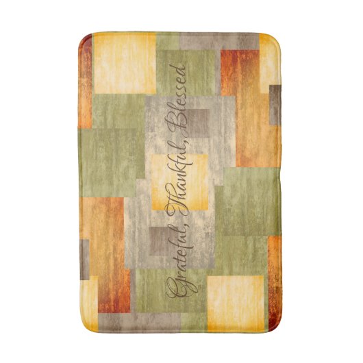 Farbblöcke Badematte (Vorderseite Vertikal)