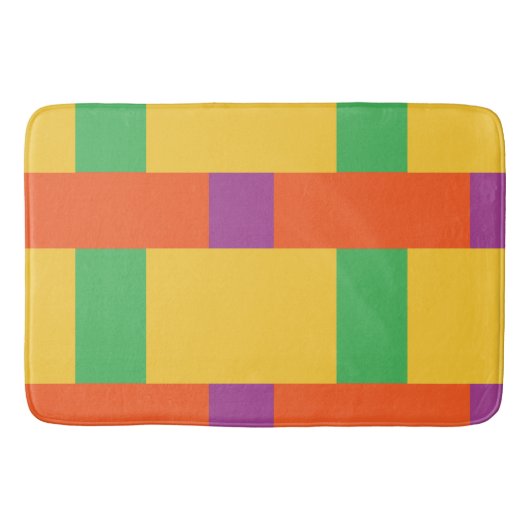 Farbblöcke Badematte (Vorderseite)