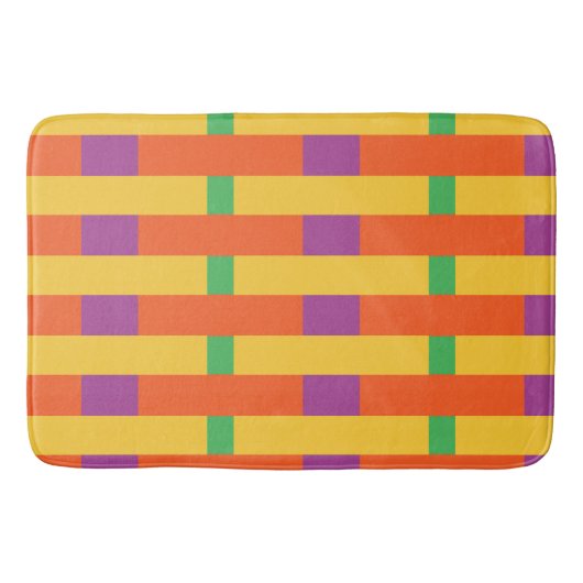 Farbblöcke Badematte (Vorderseite)