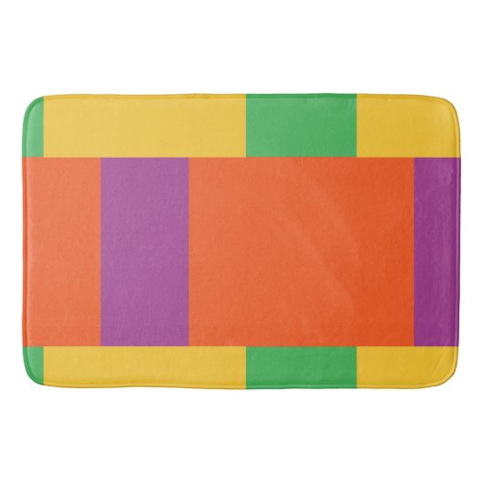 Farbblöcke Badematte (Vorderseite)