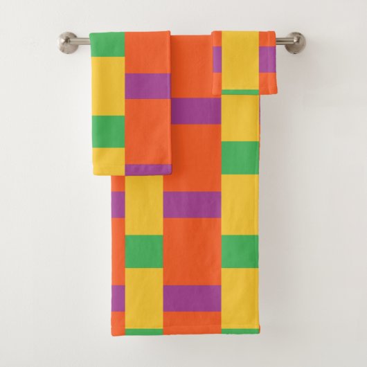 Farbblöcke Badhandtuch Set (Insitu)
