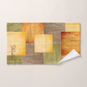 Farbblöcke Badhandtuch Set (Handtuch)