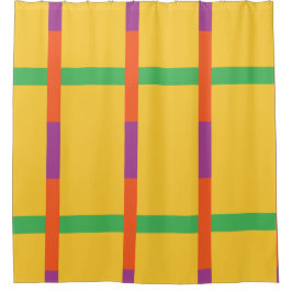 Farbblöcke Duschvorhang