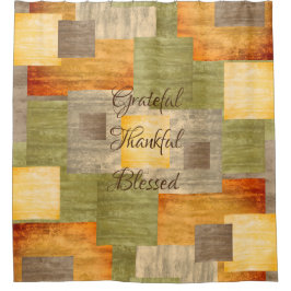 Farbblöcke Duschvorhang