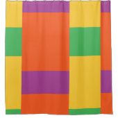 Farbblöcke Duschvorhang (Vorderseite)
