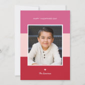 Farbblöcke Editierbare Valentintagskarte Feiertagskarte (Vorderseite)