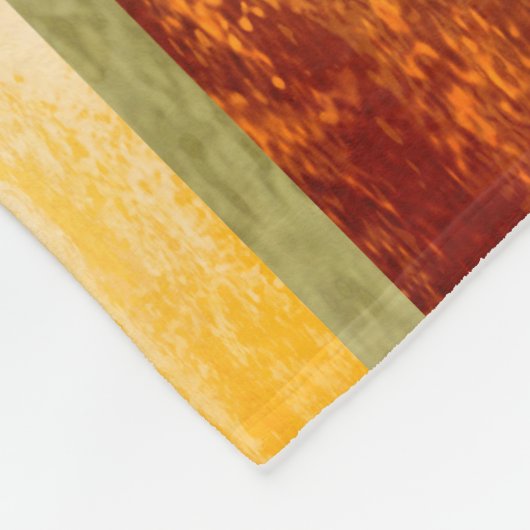 Farbblöcke Fleecedecke (Ecke)