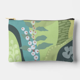 Farbblöcke für Weißberries Mixed Grüntöne Moderne  Zubehörtasche