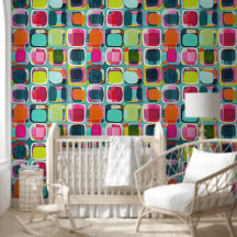 Farbblöcke Geometrisches Muster farbig