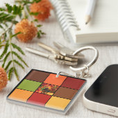 Farbblöcke im Herbst Schlüsselanhänger (Vorderseite rechts)