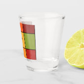 Farbblöcke im Herbst Schnapsglas (Rechts)
