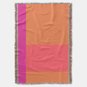 Farbblöcke in heiß rosa und orange decke (Vorderseite Vertikal)
