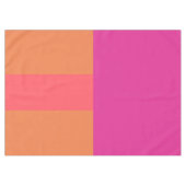 Farbblöcke in heiß rosa und orange tischdecke (Vorderseite (Horizontal))