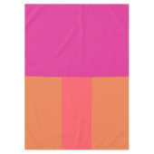 Farbblöcke in heiß rosa und orange tischdecke (Vorderseite)