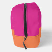 Farbblöcke in heiß rosa und orange waschbeutel (Rechts)