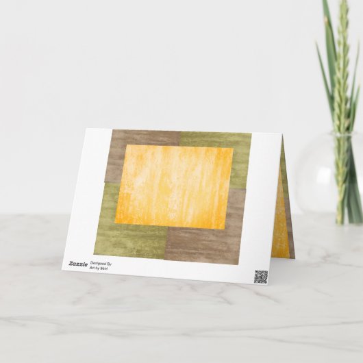 Farbblöcke Karte (Rückseite)