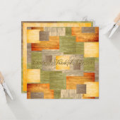 Farbblöcke Karte (Vorderseite/Rückseite Beispiel)