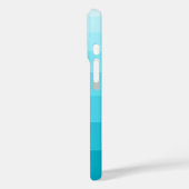 Farbblöcke Magenta Blue Monochromatischer Name Case-Mate iPhone Hülle (Rückseite / Links)